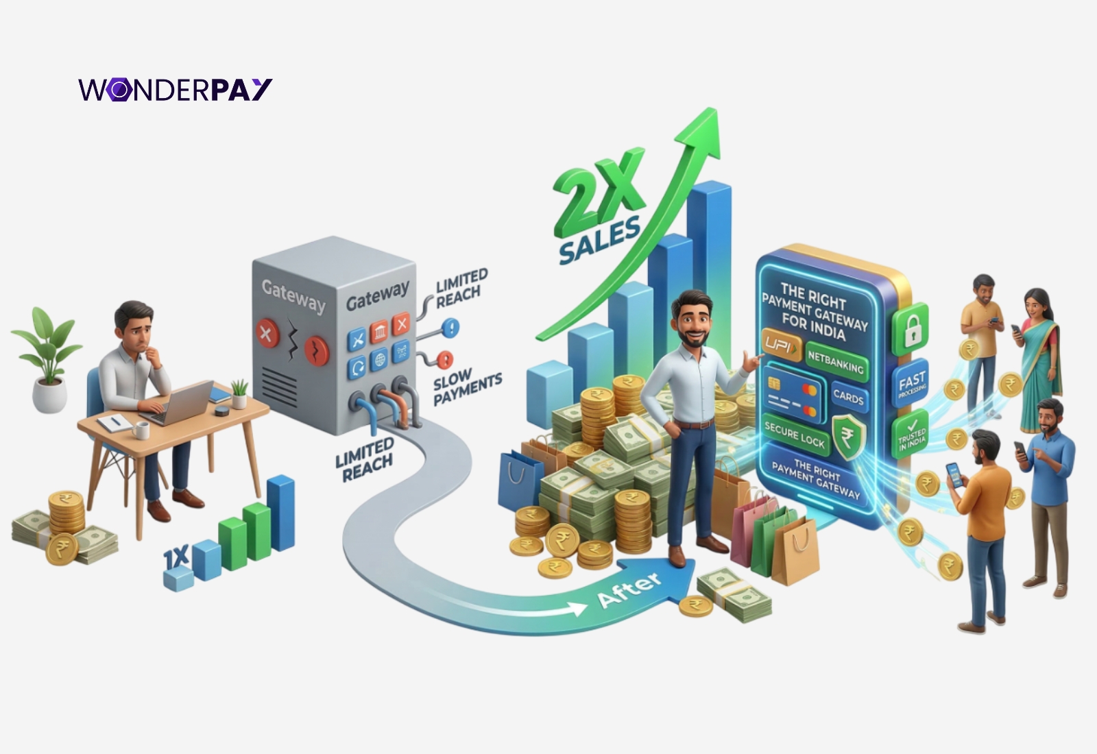 Double Your Online Sales with the Right Payment Gateway in India