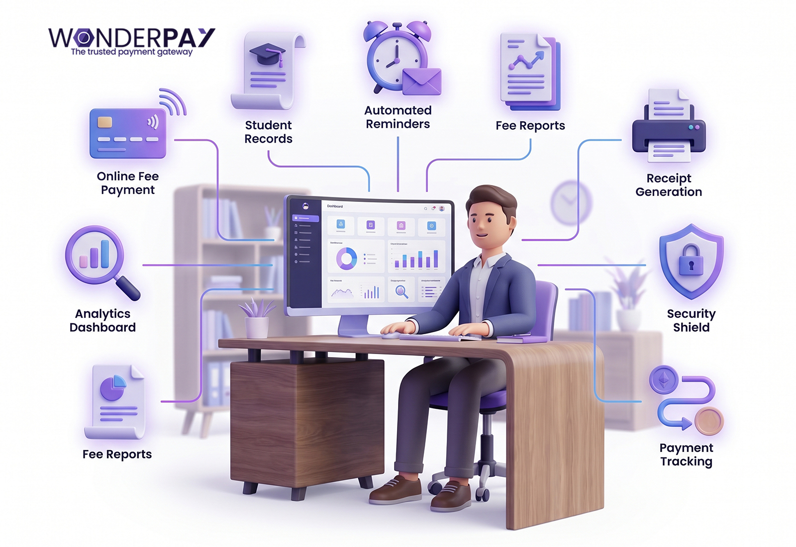 fee management system features fee management system features